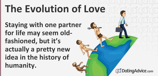 Staying with one partner for life may seem old-fashioned, but it is actually a pretty new idea in the history of humanity.