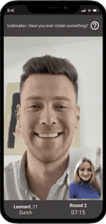 video chat app view