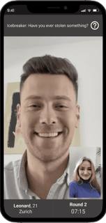 video chat app view