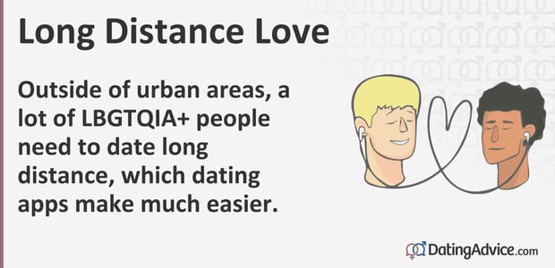 Apps and online spaces can create pop-up LGBTQIA+ safe spaces in communities that otherwise lack them. Apps and online spaces can create pop-up LGBTQIA+ safe spaces in communities that otherwise lack them.