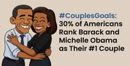 #CouplesGoals: 30% of Americans Rank Barack and Michelle Obama as Their #1 Couple