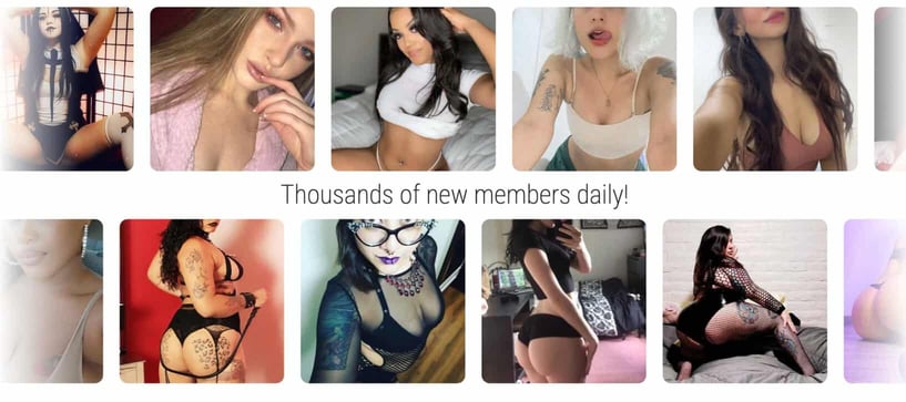 Screenshot from the homepage