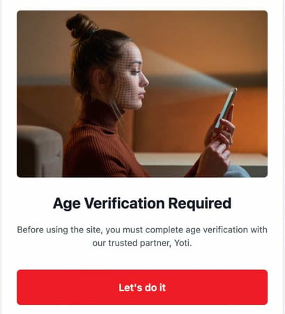 Age Verification via Yoti