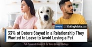 33% of Daters Stayed in a Relationship They Wanted to Leave — Just to Avoid Losing a Pet