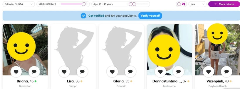 Female profiles on VictoriaMilan Female profiles on VictoriaMilan