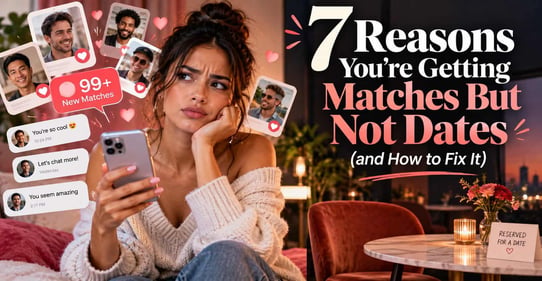 7 Reasons You’re Getting Matches But Not Dates (and How to Fix It)