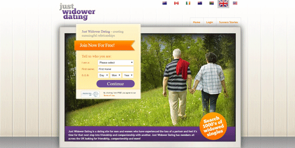 Free dating sites for widowers