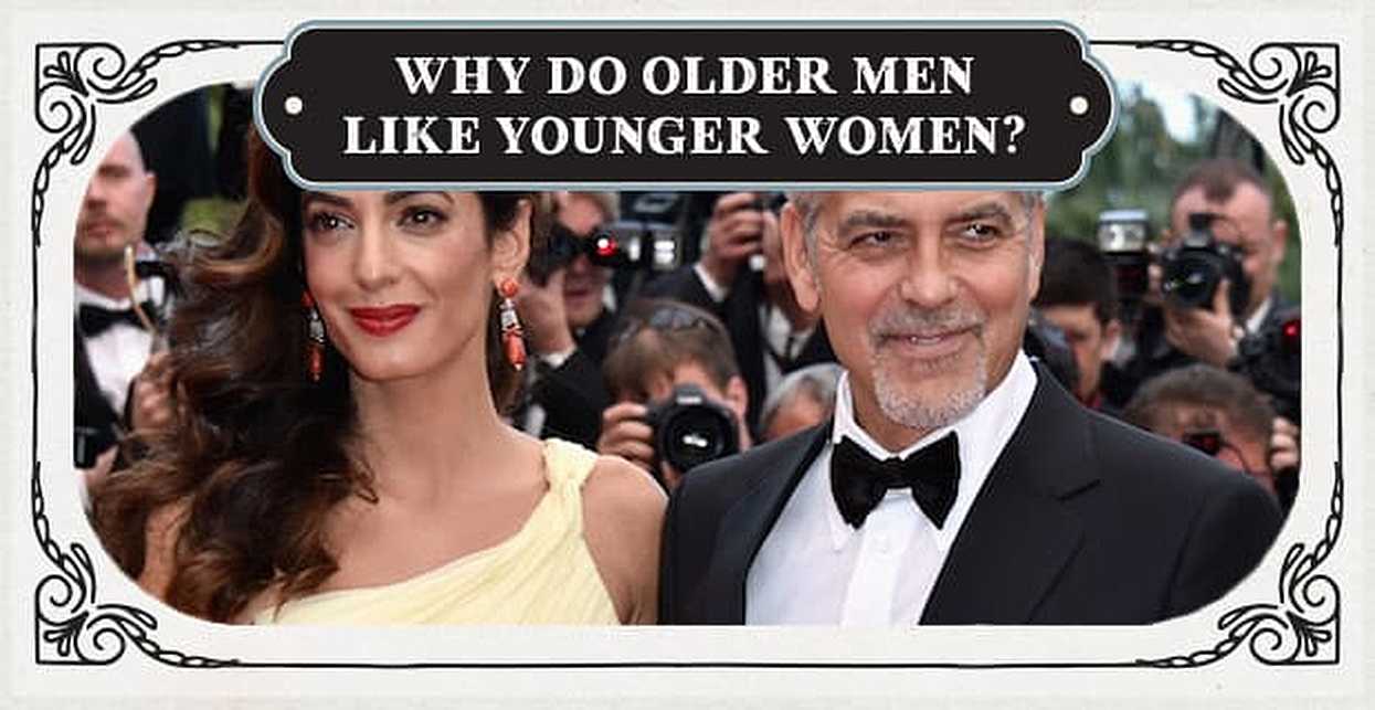 Older man dating a younger woman