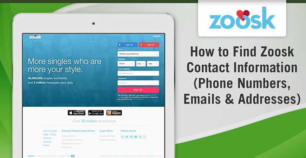 How to Find Zoosk Contact Information (Phone Numbers, Emails & Addresse...