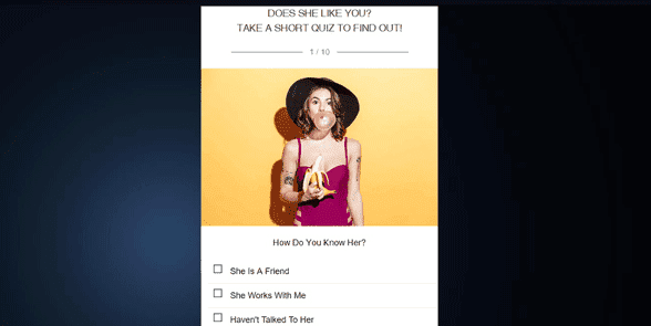 Does She Like Me Quiz Options For Teens Adults