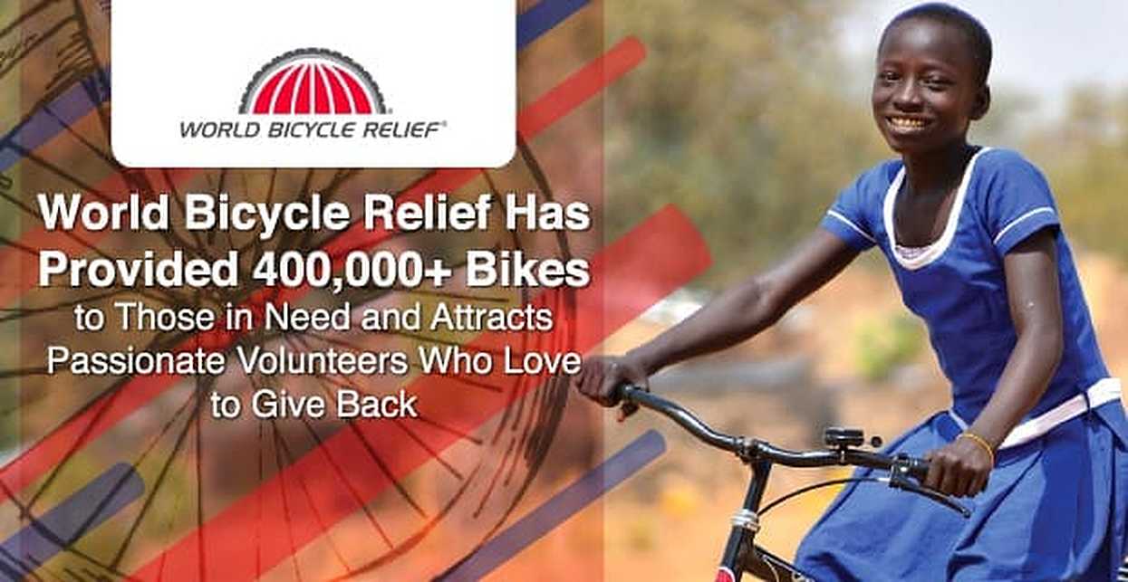 World Bicycle Relief Has Provided 400,000+ Bikes to Those in Need and