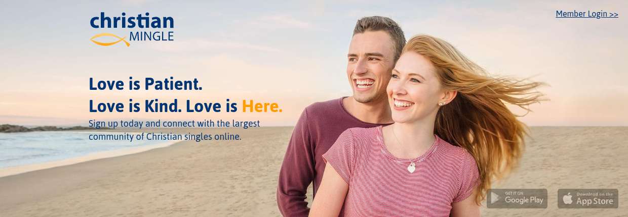 Christian Mingle homepage