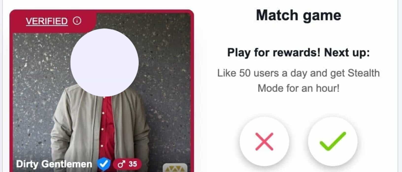 Fling.com's match game